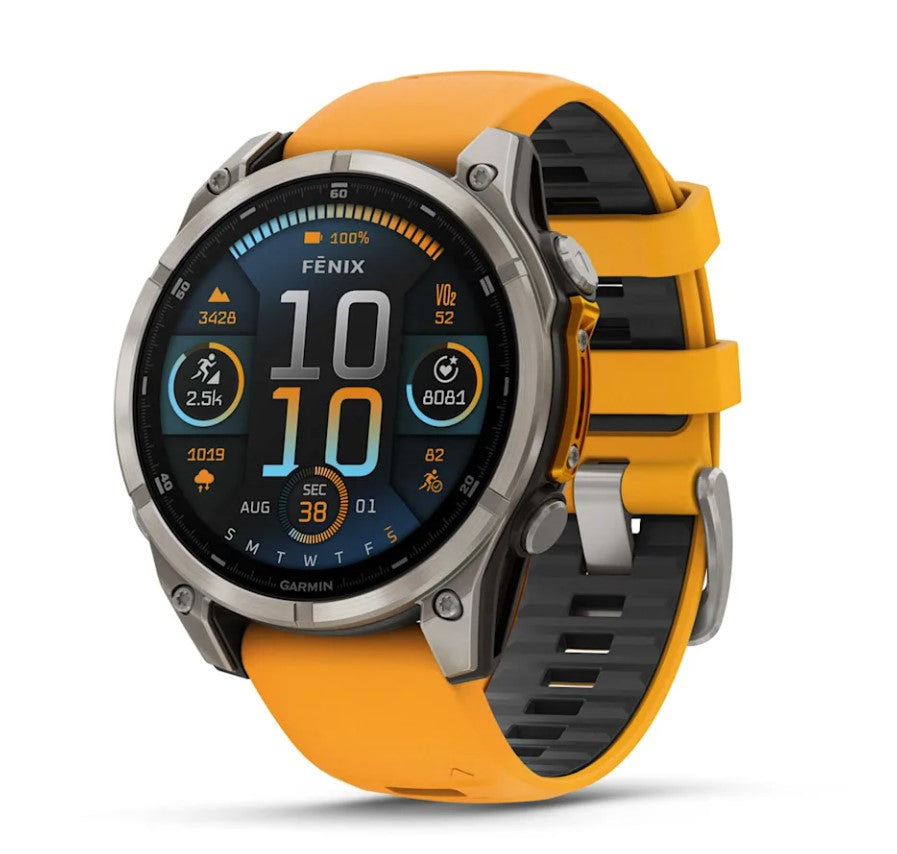 Garmin fenix 8 AMOLED Edition Outdoor GPS Watch spark orange  47 mm