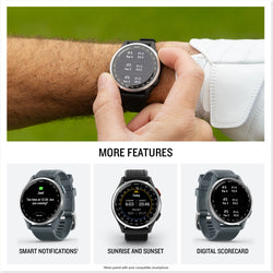 Garmin Approach S44 Infographic more features