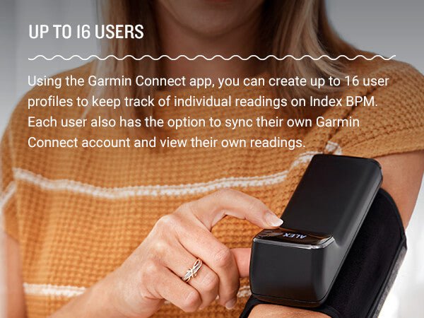 Garmin Index BPM Smart Blood Pressure Monitor User Manual