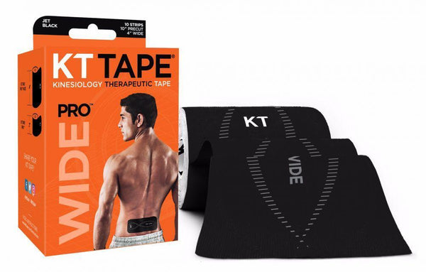  KT Tape, PRO Synthetic Kinesiology Athletic Tape 125' Uncut  Roll, Black : Health & Household